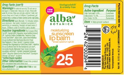 Label (Lip Balm Spf 25)